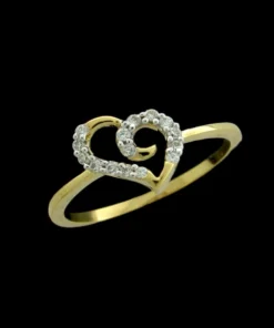 spreddo-Natural Diamond Studded Ladies Ring _ RL-04476